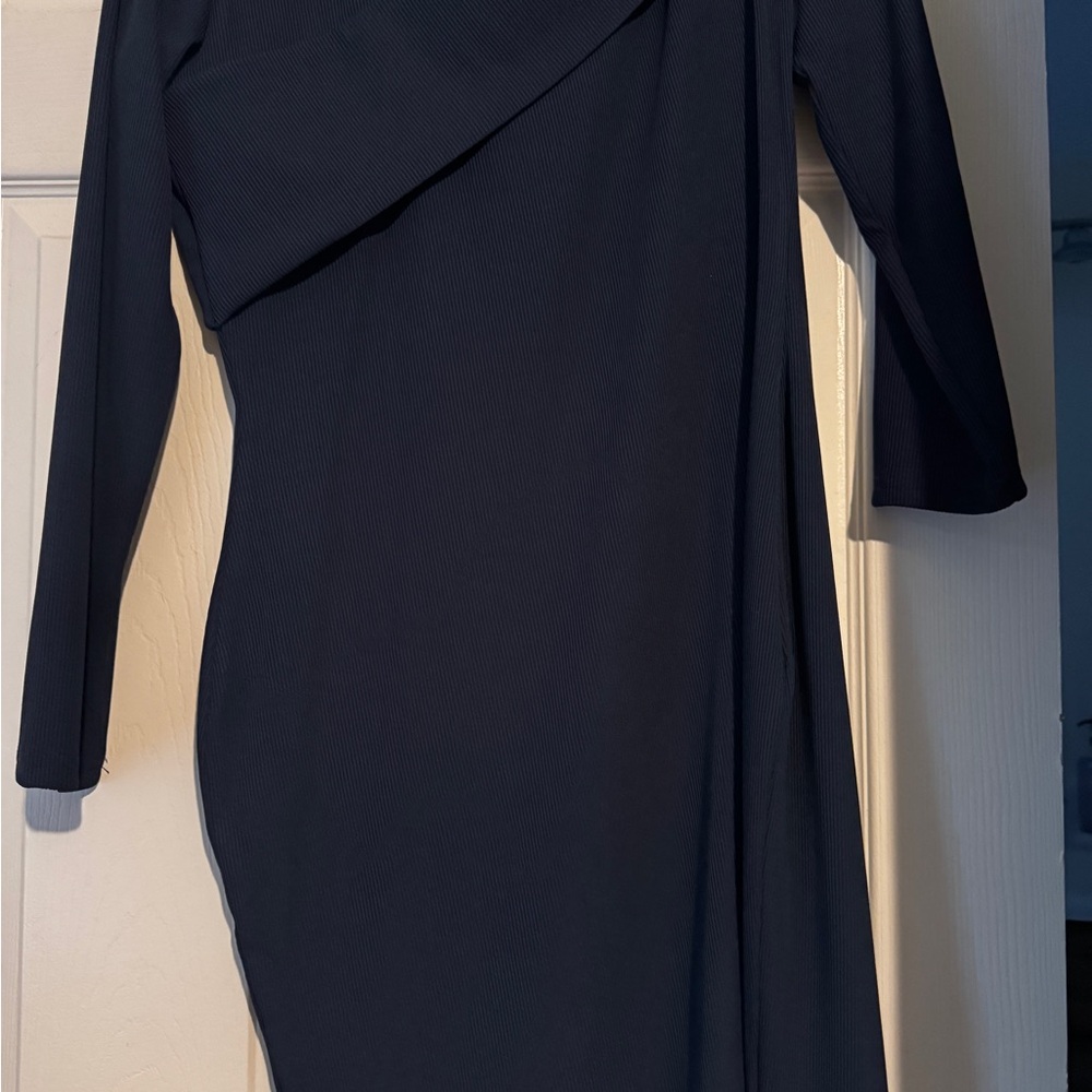 Elegant Navy Blue Women's Dress